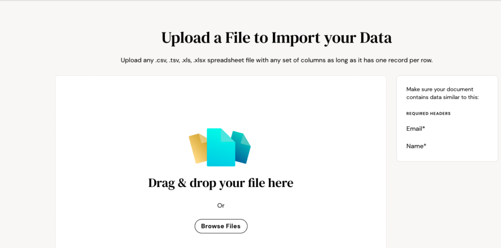 Fuse ready to import data