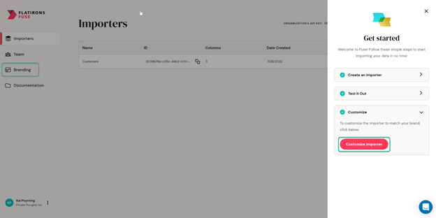 Fuse customize importer