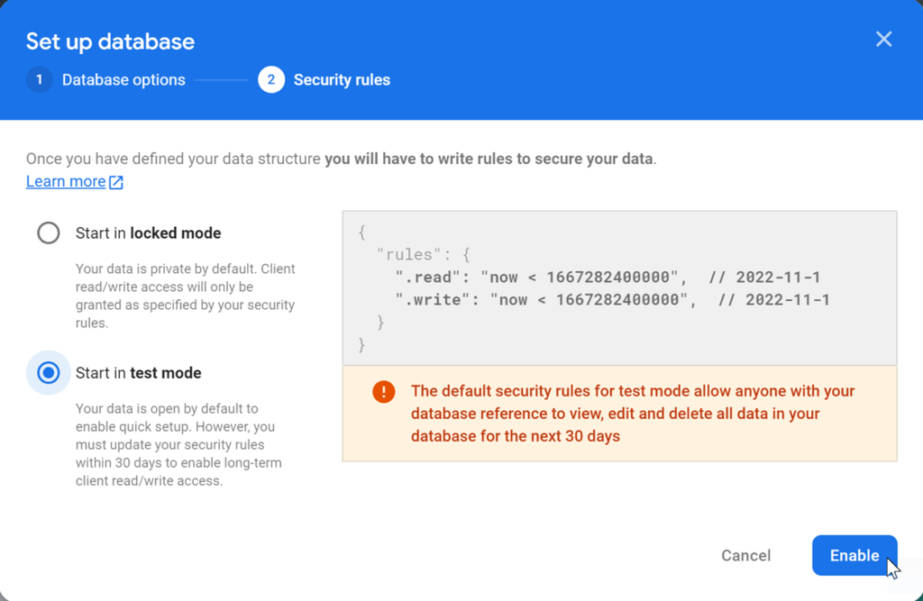Select a data base for your free raise hand extension code
